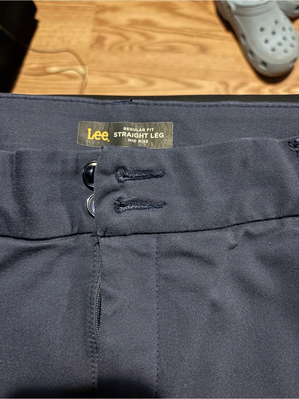 Lee Men's Straight Leg Pants in Navy Blue